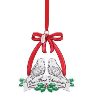 Lenox 890782 2020 Our First Tree Christmas Ornament(2021 First Christmas Dove)