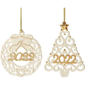 Lenox 890782 2020 Our First Tree Christmas Ornament(2022 Pierced Ornament)