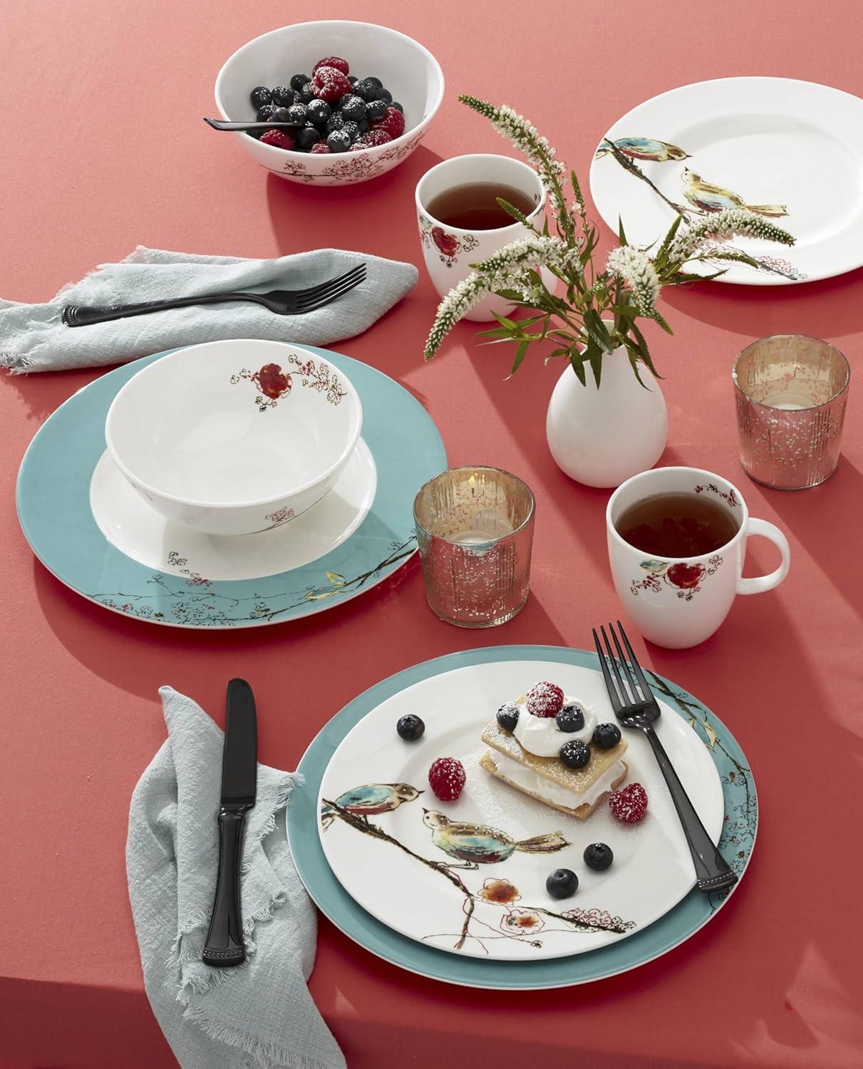 imageLenox 897261 Chirp Mugs Set of 412Piece Dinnerware Set