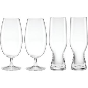 Lenox 895251 Tuscany Classics Assorted Beer Glass, Set Of 4(Assorted Beer Glasses)