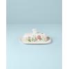 Lenox 893456 Butterfly Meadow Bunny Salt & Pepper, Easter Serveware(Covered Butter Dish  Bunny)