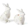 Lenox 893456 Butterfly Meadow Bunny Salt & Pepper, Easter Serveware(Salt & Pepper Set)