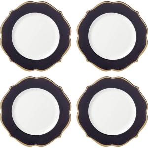 Lenox 869125 Contempo Luxe Accent Plate(Accent Plates  Set of 4  Black)