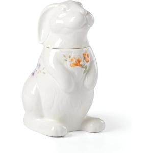 Lenox 893456 Butterfly Meadow Bunny Salt & Pepper, Easter Serveware(Cookie Jar)