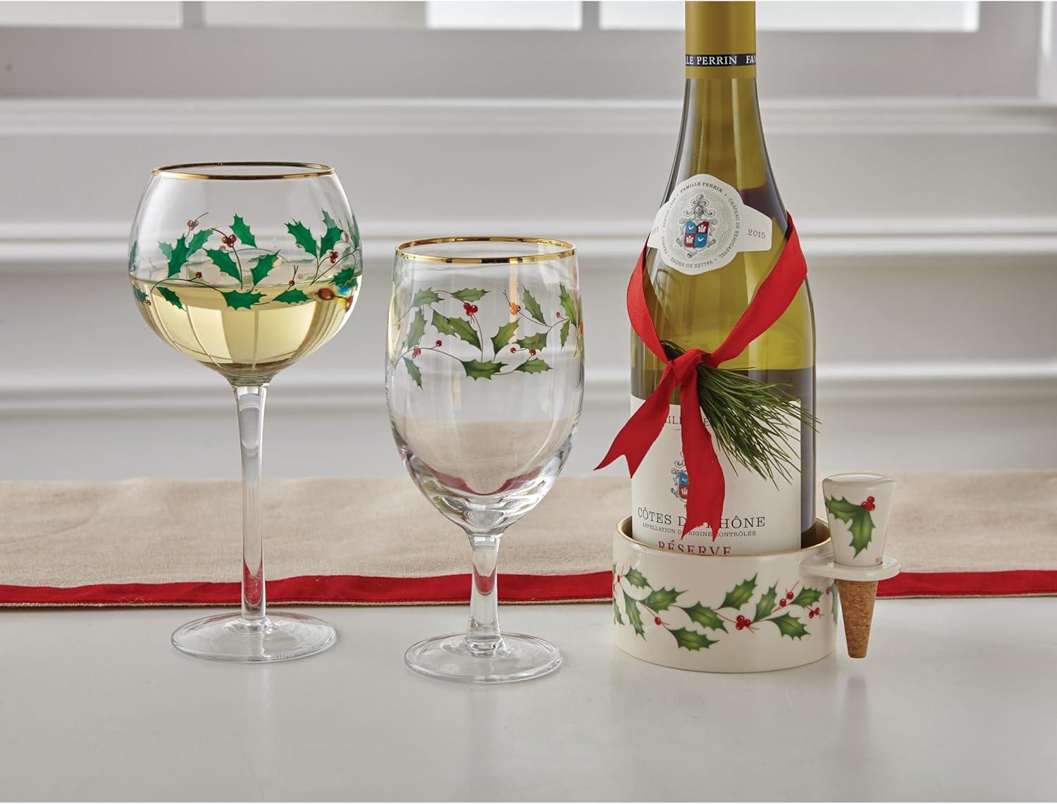 imageLenox 849606 Holiday 4Piece Iced Beverage Glass Set Christmas Dinnerware Hosting