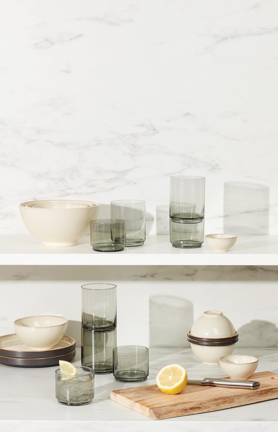 imageLenox Tuscany Classics 4Pc Short Glasses 110 OrangeShort Glasses Set of 4 Smoke