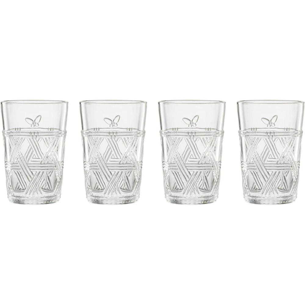 imageLenox 896072 Butterfly Meadow Clear Tall Glasses Set of 4