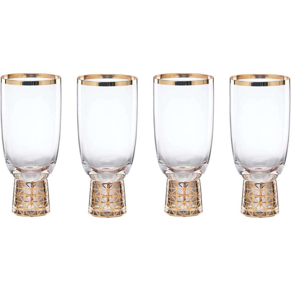imageLenox 897409 Tuscany Classics Gold Frost AllPurpose Glasses Set of 4