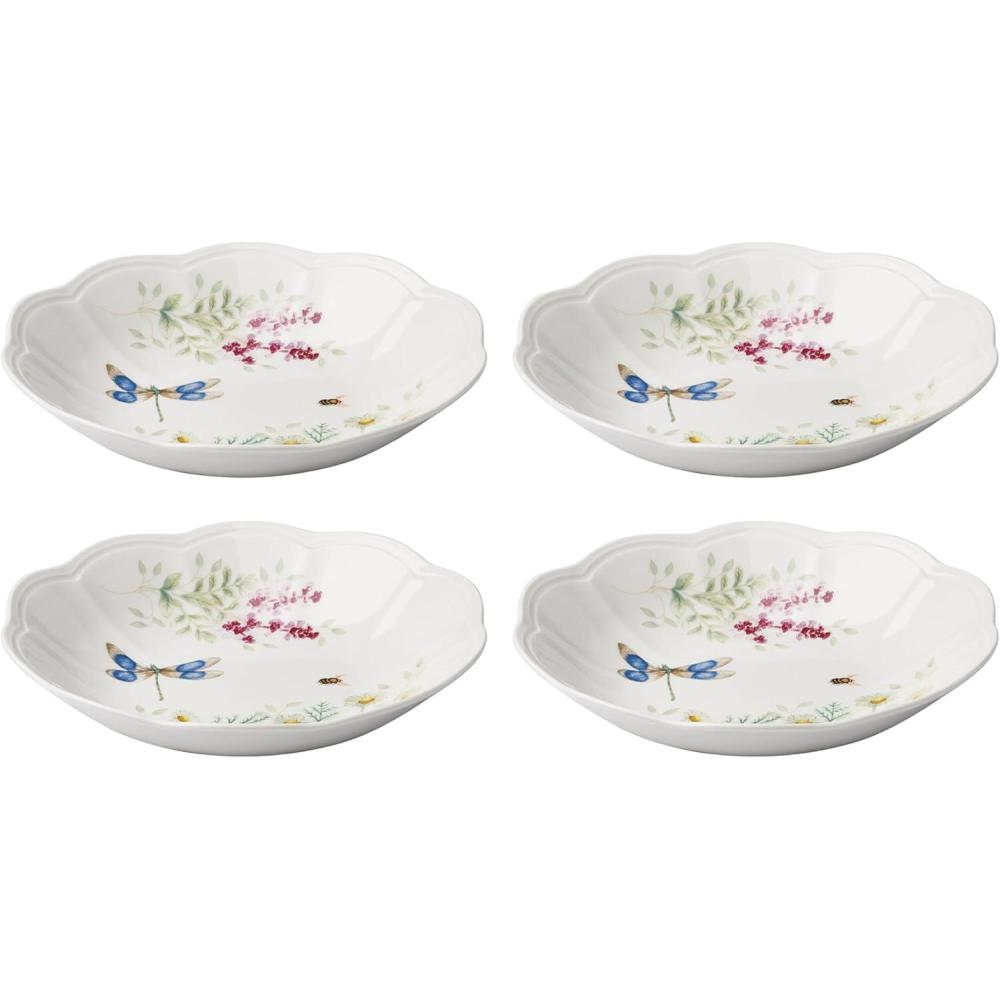imageLenox 897831 Butterfly Meadow Herbs Tall Tumblers Set Of 4Pasta Bowls Set of 4