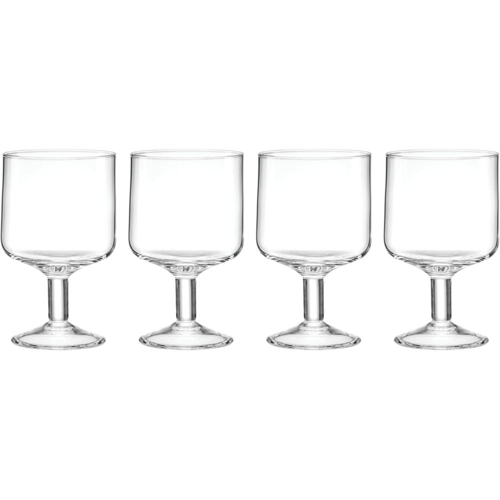 imageLenox Tuscany Classics 4Pc Short Glasses 110 OrangeStackable Wine Glasses  Set of 4