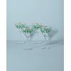 Lenox 893570 Holiday Decal 4-Piece Martini Glass Set, Christmas Dinnerware, Hosting