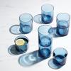 Lenox Tuscany Classics 4Pc Short Glasses, 1.10, Orange(Tall Glasses  Set of 4  Blue)
