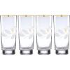 Lenox 886859 Holiday Gold 4-Piece Highball Glass Set, Christmas Dinnerware, Hosting