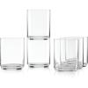 Lenox Tuscany Classics 4Pc Short Glasses, 1.10, Orange(Tall Glasses  Set of 6)