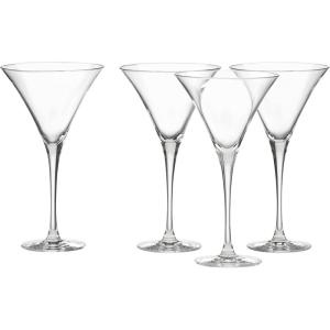 Lenox 6115711 Tuscany Classics 4-Piece Martini Glass Set, 10 Oz Capcity, Clear, 4 Piece Set, 8.75-Inch Height