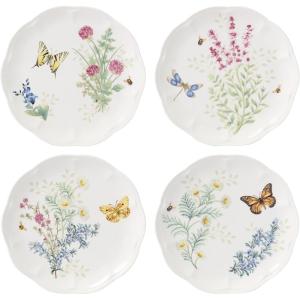 Lenox 897831 Butterfly Meadow Herbs Tall Tumblers, Set Of 4(Accent Plates  Set of 4)