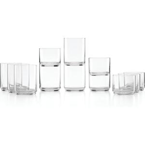 Lenox Tuscany Classics 4Pc Short Glasses, 1.10, Orange(Assorted Glasses  Set of 12)