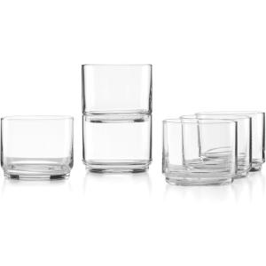 Lenox Tuscany Classics 4Pc Short Glasses, 1.10, Orange(Short Glasses  Set of 6)