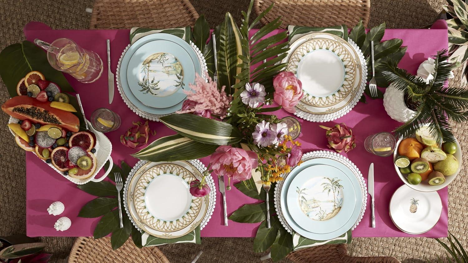 imageLenox 6226880 British Colonial Tradewind MugAccent Plates Set of 4