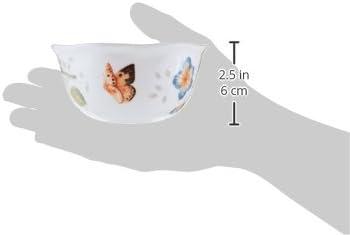 imageLenox 808071 Butterfly Meadow Espresso Cup And SaucerDessert Bowl White