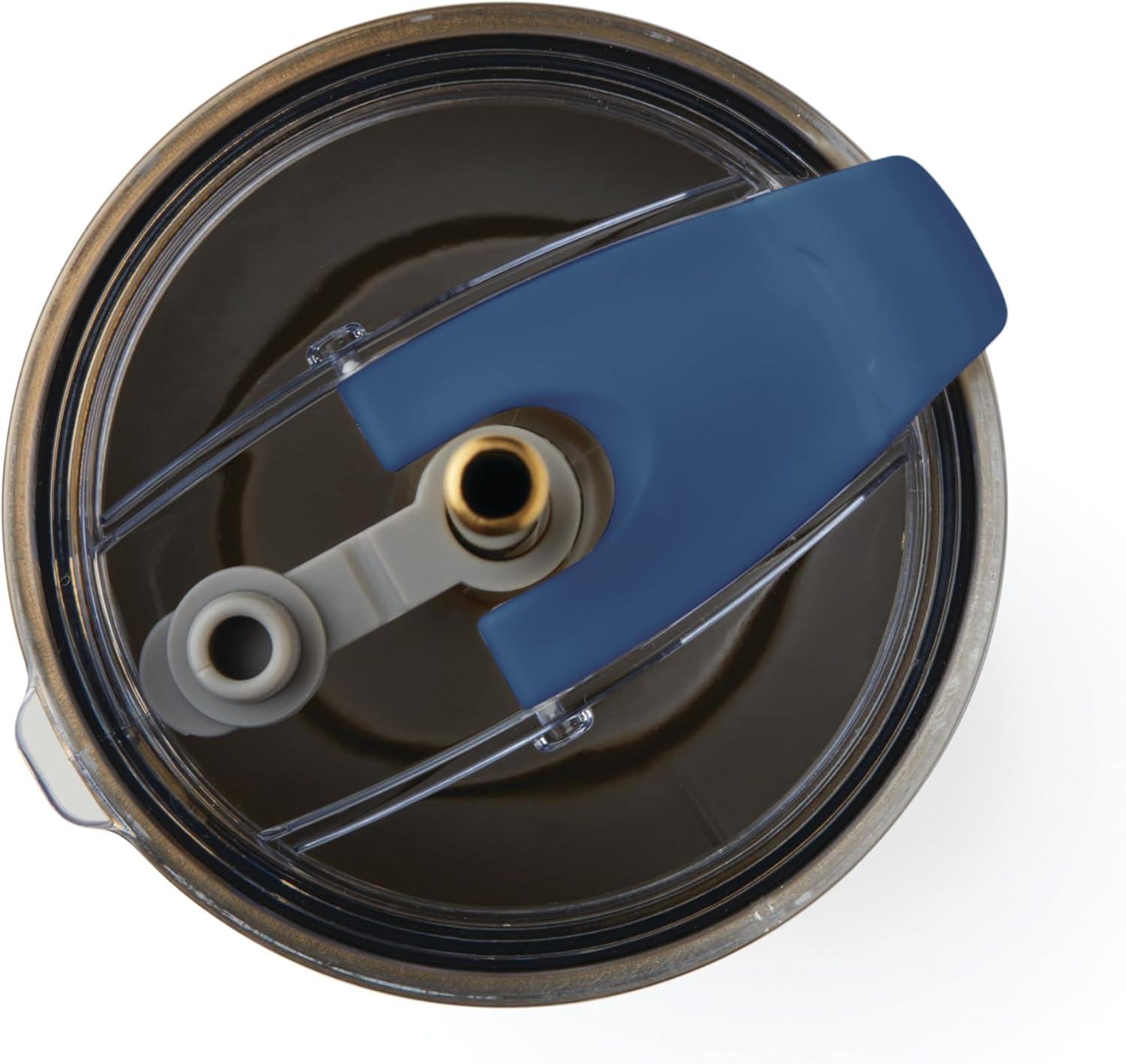 imageLenox 895898 Blue Bay Ikat Pattern Stainless Steel Cocktail TumblerIkat