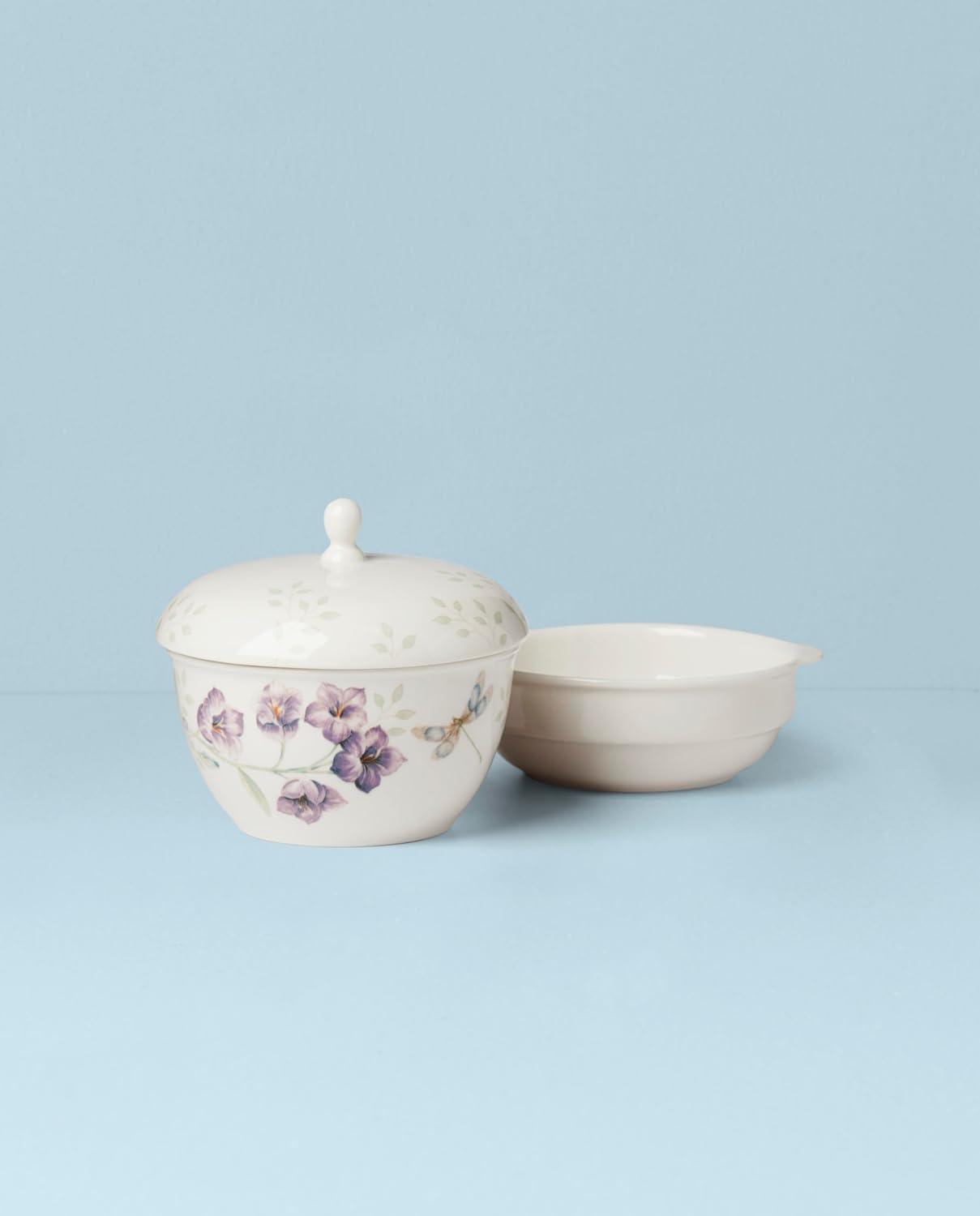 imageLenox Butterfly Meadow 2Piece Latte Mug Set 170 LB MultiStackable Bowls Set of 3