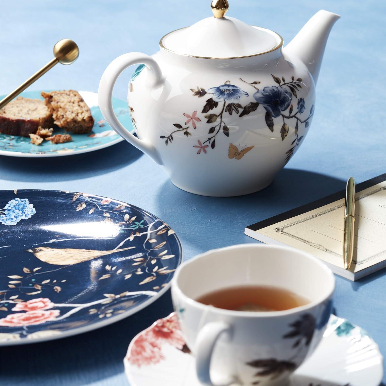 imageLenox Sprig amp Vine Teapot 200 LB MultiTeapot