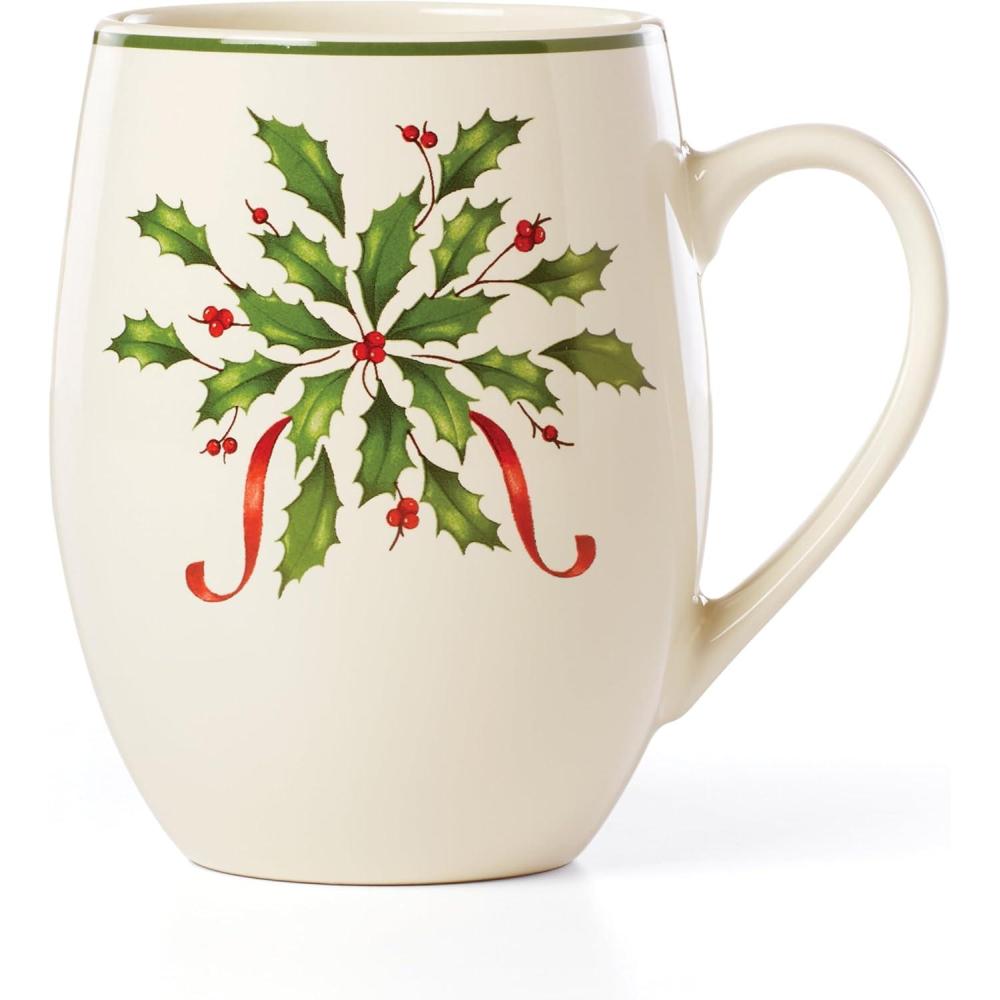 imageLenox 146504030 Holiday Teacup Christmas DrinkwareCocoa Mug