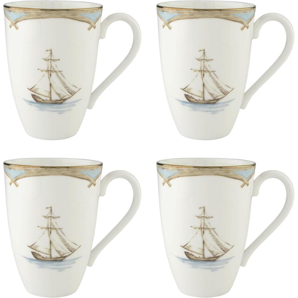 imageLenox 6226880 British Colonial Tradewind MugMugs  Set of 4