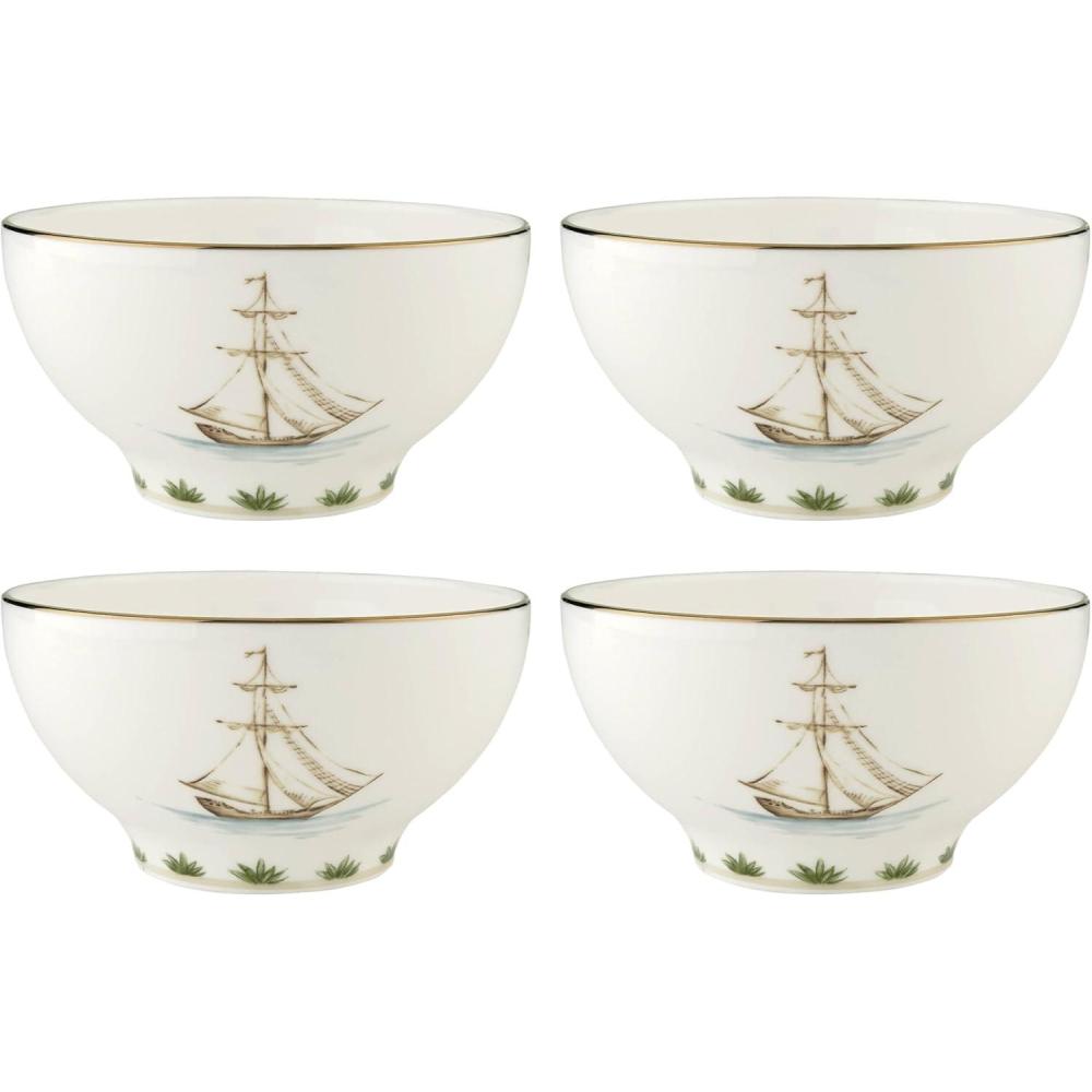imageLenox 6226880 British Colonial Tradewind MugRice Bowls Set of 4