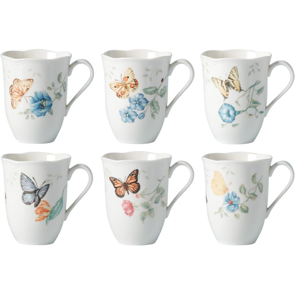 imageLenox 892798 Butterfly Meadow 6Piece Mug Set