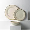 Lenox 140104040 Eternal Saucer, 1 Piece, Porcelain, 6″ x 6″, Service for 1, Porcelain(3-Piece Place Setting)
