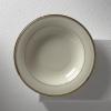 Lenox 140104040 Eternal Saucer, 1 Piece, Porcelain, 6″ x 6″, Service for 1, Porcelain(Pasta/Soup Bowl)