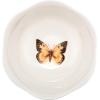 Lenox 808071 Butterfly Meadow Espresso Cup And Saucer(Dessert Bowl  White)