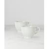 Lenox 892449 French Perle Groove 2-Piece Latte Mug Set(Blue)