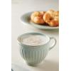 Lenox 892449 French Perle Groove 2-Piece Latte Mug Set(Blue)