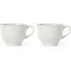 Lenox 892449 French Perle Groove 2-Piece Latte Mug Set(Blue)