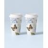 Lenox 896462 Butterfly Meadow Blue Thermal Travel Mugs, Set Of 2(4 Count)