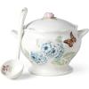 Lenox Butterfly Meadow 2-Piece Latte Mug Set, 1.70 LB, Multi(Soup Toureen/Ladle)