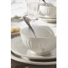 Lenox French Perle Groove 2-Piece Latte Mug Set, 2.30 LB, White(All-Purpose Bowls  Set of 4)