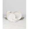 Lenox French Perle Groove 2-Piece Latte Mug Set, 2.30 LB, White(Casual)