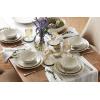 Lenox French Perle Scallop 12-Piece Dinnerware Set, 17.70 LB, White