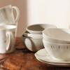 Lenox Oyster Bay 4Pc Mugs, 2.75, White(12-Piece Dinnerware Set)