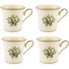 Lenox 146504030 Holiday Teacup, Christmas Drinkware(Mugs  Set of 4)