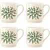 Lenox 146504030 Holiday Teacup, Christmas Drinkware(Stackable Mugs)