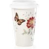 Lenox 808071 Butterfly Meadow Espresso Cup And Saucer(Thermal Travel Mug  White)