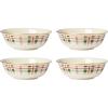 Lenox 894967 Holiday Plaid 4-Piece Mug Set, Christmas Dinnerware, Hosting(All-Purpose Bowls  Set of 4)