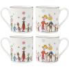 Lenox 895054 Merry Grinchmas Mugs, Set of 4, 14oz, Christmas Drinkware, Holiday Hosting