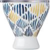 Lenox 895898 Blue Bay Ikat Pattern Stainless Steel Cocktail Tumbler(Ikat)