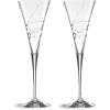 Lenox Adorn Crystal 2-Piece Toasting Flute Set, 2 Count, Clear, 7oz